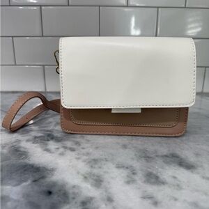 White and Tan Women's Bag